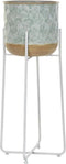 Grondlegger DKD Home Decor Metaal Tweekleurig (35 x 35 x 91 cm)
