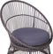 MESYNA - Bistro set - Taupe - PE rotan