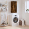 vidaXL - Hangkast - 34,5x34x90 - cm - gerookt - eikenkleurig