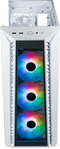 Cooler Master MasterBox 520 - Tower - Gehard glas front- en zijpaneel - Wit