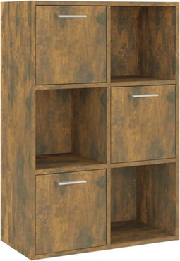 vidaXL - Opbergkast - 60x29,5x90 - cm - gerookt - eikenkleurig