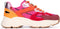 POSH by Poelman AYOKI - Dames sneakers - Chunky zool 4.5 cm - Roze met combinatie
