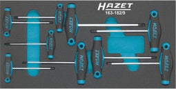 Schroevendraaierset met T-greep 163-182/9