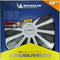 Michelin Bicolore Wieldoppen - 15 Inch - Zwart/Grijs - (4 stuks)