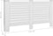 vidaXL Radiatorombouwen 2 st 152x19x81.5 cm MDF wit