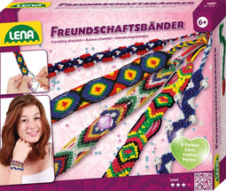 Lena - Maak Je Eigen Vriendschapsbandjes - 6 kleuren garen - Multicolor (7-delig)