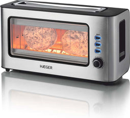 Haeger TO-100.014A - Broodrooster 1000 W - Grijs