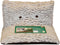 Hangmat de luxe wit/bruin met sierknopen