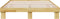 vidaXL - Bedframe - zonder - matras - 140x200 - cm - massief - hout - eiken