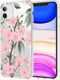 iMoshion Design voor de iPhone 11 hoesje - Bloem - Roze / Groen