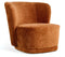 Fauteuil Claire - Roest Stof - Koper - Comfortabele Fauteuil
