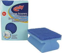 Multy Schuursponzen 2 Stuks Blauw