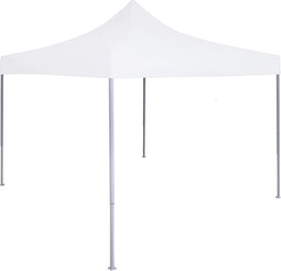 vidaXL - Partytent - professioneel - inklapbaar - 2x2 - m - staal - wit