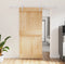 vidaXL - Schuifdeur - met - beslag - 95x210 - cm - massief - grenenhout