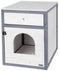 Kerbl - Kattenbakkast - Ida - 45x58x60 - cm - wit - en - blauw