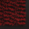 Droogloopmatten 2 st rechthoekig getuft 40x60 cm zwart