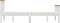 vidaXL - Bedframe - massief - grenenhout - wit - 120x200 - cm