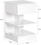 SoBuy FBT49-W - Bijzettafel - 1 lade 3 legplanken - Wit