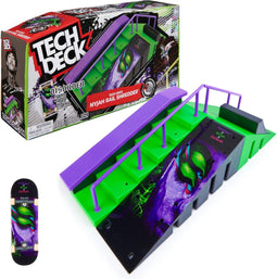 Tech Deck - X-Connect Nyjah Rail Shredder Skatepark - aanpasbare ramp met Disorder vingerskateboard - Nyjah Rail Shredder