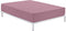 Verstelbaar onderlaken Alexandra House Living Magenta 90 x 190/200 cm