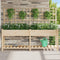 vidaXL - Tuinplantbak - met - Trellis - & - Plank - 203x53x152 - cm - Massief - Vurenhout