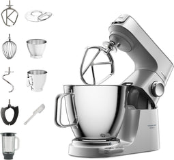 Kenwood Titanium Chef Baker XL - Keukenmachine - 1200W - 7L RVS kom