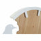 Muurklok DKD Home Decor Wit Bruin Zwart Wit/Zwart Ijzer Plastic Hout MDF Vogel 50 x 4 x 50 cm (2...