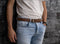 Zenino - Lederen riem - Carson - Cognac - 105cm