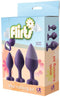 Dream Toys Buttplug FLIRTS ANAL TRAINING KIT GEM STONE Paars