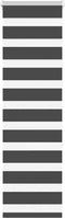 vidaXL - Zebra - rolgordijn - 40x150 - cm - stofbreedte - 35,9 - cm - zwart