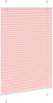 vidaXL - Plissé - rolgordijn - 90x100 - cm - stofbreedte - 89,4 - cm - polyester - roze