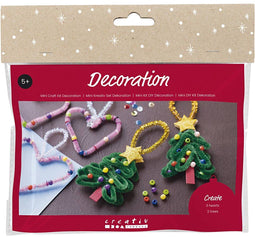 Creativ Company CC Mini Hobbyset Decoratie Hartjes en Kerstbomen.