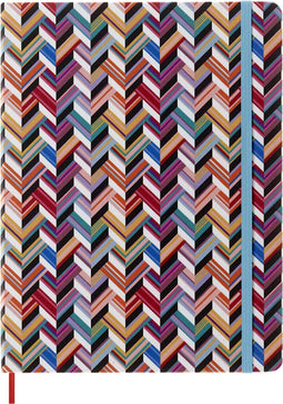 Moleskine Limited Edition Notitieboek Missoni XL Gelinieerd ZigZag
