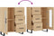 vidaXL - Dressoir - 69,5x34x90 - cm - bewerkt - hout - sonoma - eikenkleurig