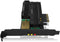 Icy Box PCIe 4.0 - PCIe extensiekaart voor 2x M.2 SSDs met heatsinks - Antraciet
