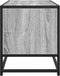 vidaXL - Tv-meubel - 80x34,5x40 - cm - bewerkt - hout - metaal - grijs - sonoma - eiken