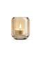 Eva Solo Acorn Tealight Holder Amber Set of 2 - Brown / Glass