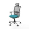 Piqueras y Crespo 1B086G2 - Bureaustoel - Verstelbare hoogte 50-62 cm - Turkoois
