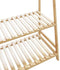 vidaXL - Kledingrek - met - schappen - 110x40x180 - cm - bamboe