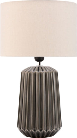 Pauleen Classy Delight Tafellamp - grijs keramiek