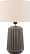 Pauleen Classy Delight Tafellamp - grijs keramiek