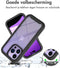 iMoshion Hoesje Geschikt voor iPhone 14 Pro Hoesje - iMoshion 360° Full Protective Case - Zwart / Transparant