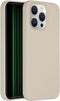 Accezz Liquid Silicone Backcover - iPhone 15 Pro Max - Schokabsorberend - Beige