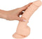 Silexd – Zeer Realistische Zuignap Dildo met Zachte Mantel en Harde Kern voor Levensechte Ervaring – 24.3 cm – beigeig