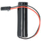 Storage battery suitable for temperature sensor, 1/2 AA lithium battery 3.6V, with cable and plug