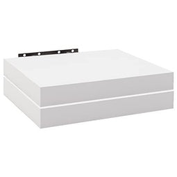 WOLTU RG9365ws-2 - Zwevende Wandplank - FSC Hout - 60 x 15 x 5 cm - Wit