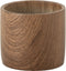 J-Line bloempot Bos - cement - bruin - small - 2 stuks - Ø 14 cm