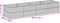 vidaXL - Plantenbak - verhoogd - 386x100x69 - cm - cortenstaal