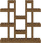 vidaXL - Plantenstandaard - 104,5x25x109,5 - cm - grenenhout - honingbruin