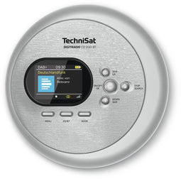TechniSat DIGITRADIO CD 2GO BT - Portable CD-speler met DAB+ en FM - Zilver